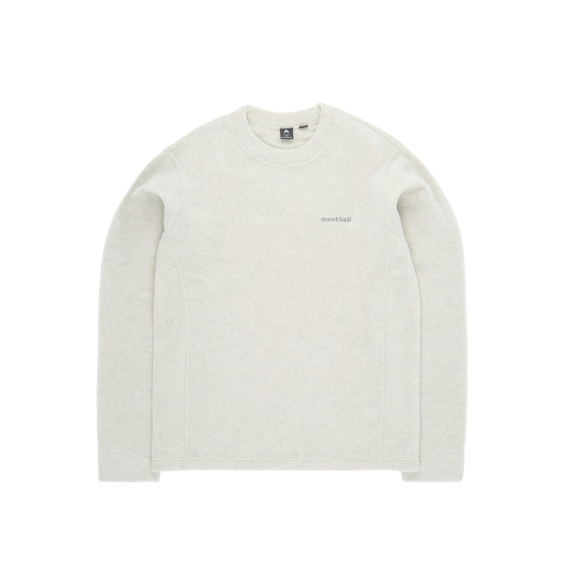 Montbell Men's Climaplus 100 Lite Sweatshirt - Ivory