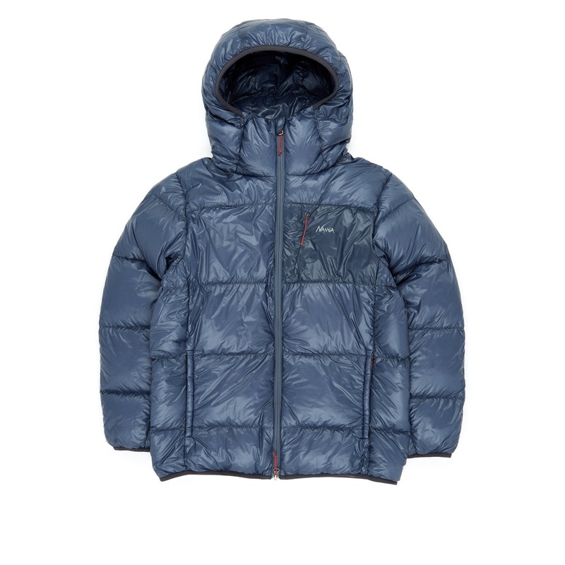 Nanga Men's Mountain Lodge Down Hoodie Jacket - Blue