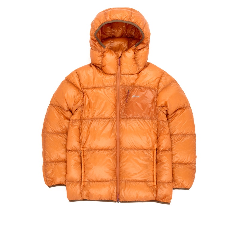 Nanga Men's Mountain Lodge Down Hoodie Jacket - Orange