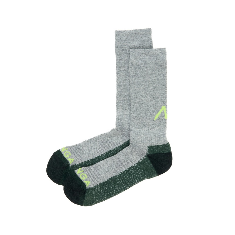 Nanga Wool Pile Compression Crew Socks - Grey