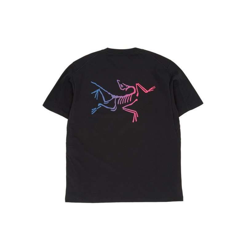 Arc'teryx Men's Kragg Cotton Logo Short Sleeve T Shirt - Black / Multi