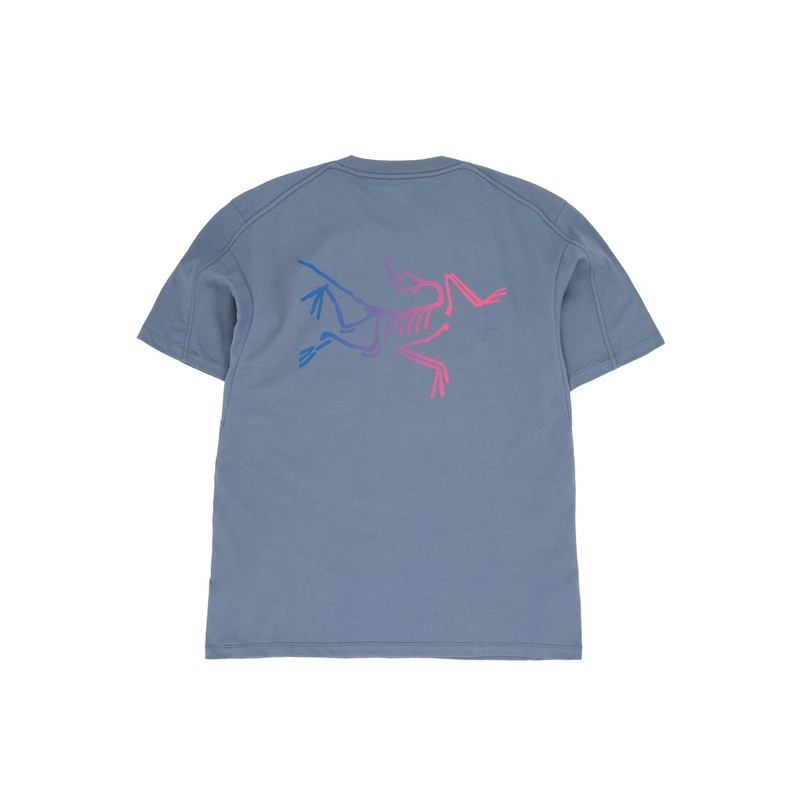 Arc'teryx Men's Kragg Cotton Logo Short Sleeve T Shirt - Stratus / Multi