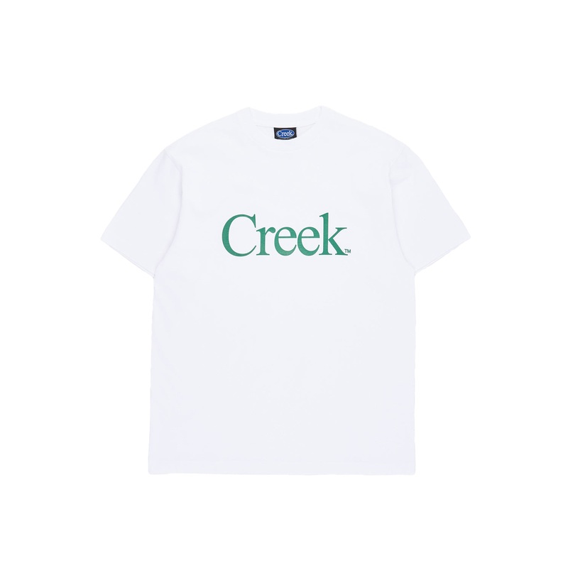 Creek Angler's Device Logo Tee - White