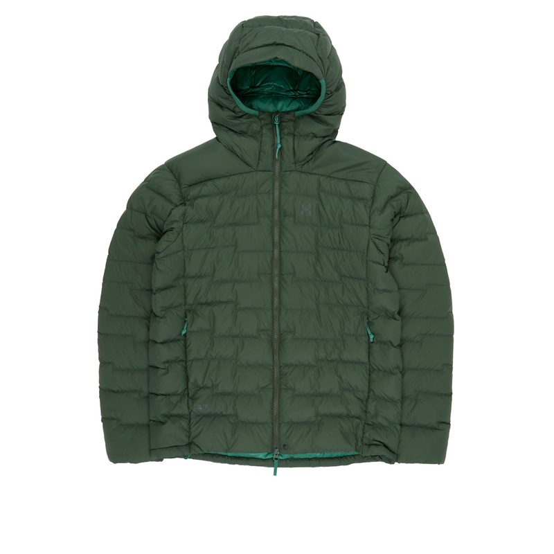 Haglofs Men's ROC Flash Down Hooded Jacket - Seaweed Green