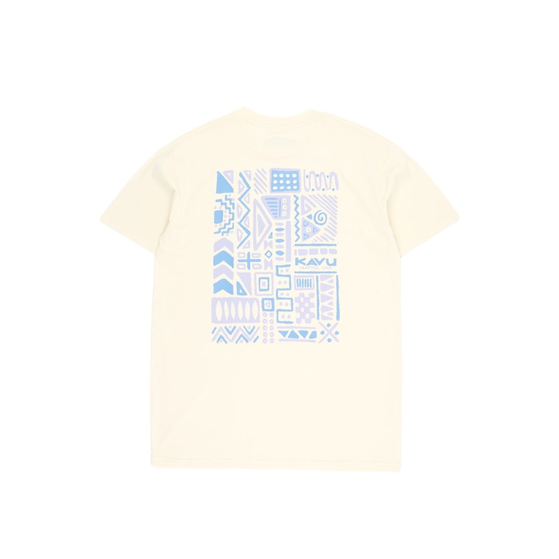 KAVU Men's Chalk Marks Tee - Oatmeal