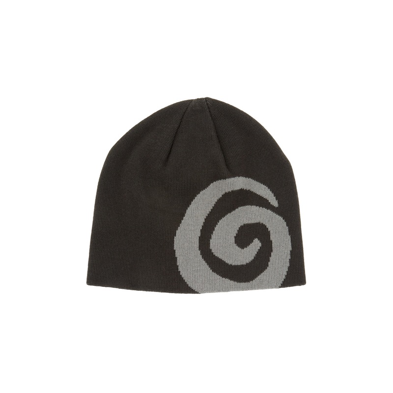 Ostrya Merino Swirl Beanie - Black