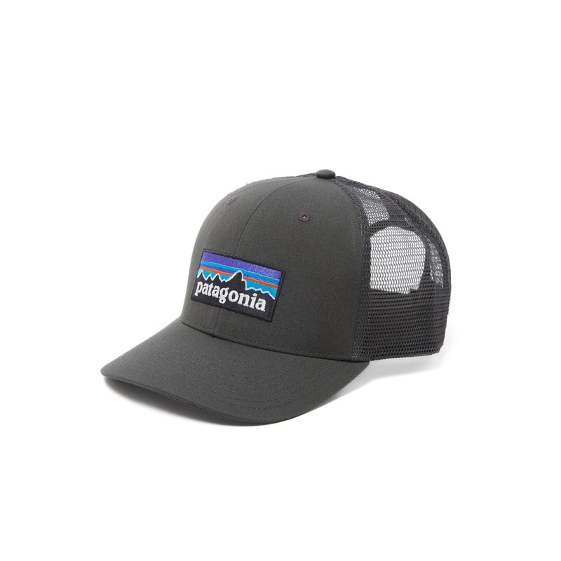 Patagonia P-6 Logo Trucker Hat - Forge Grey