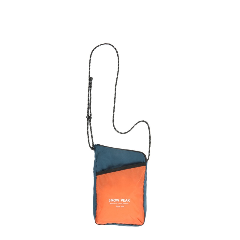 Snow Peak Offset Shoulder Pouch - Blue