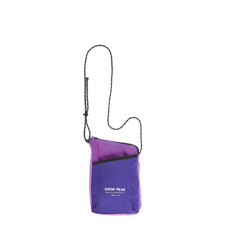 Snow Peak Offset Shoulder Pouch - Purple