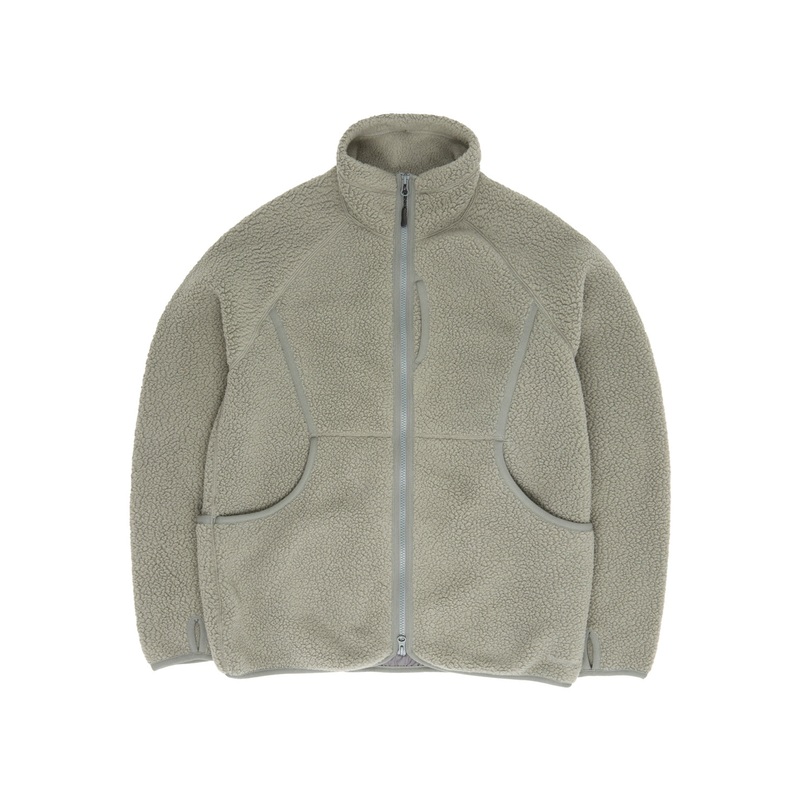 Snow Peak Thermal Boa Fleece Jacket - Grey