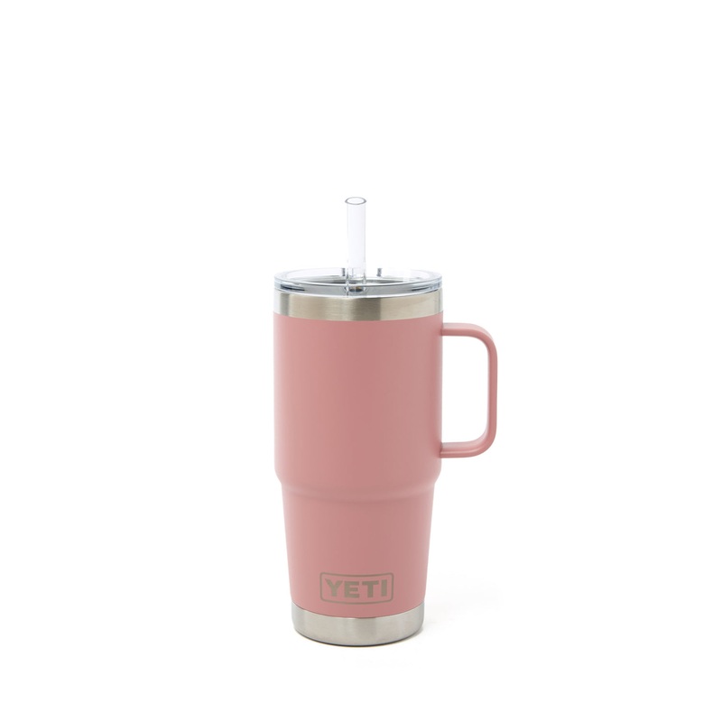 YETI Rambler 25 Oz Straw Mug 2.0 - Sandstone Pink