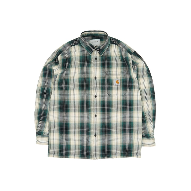 Carhartt Wip Long Sleeved Blanton Shirt - Blanton Check / Malachite