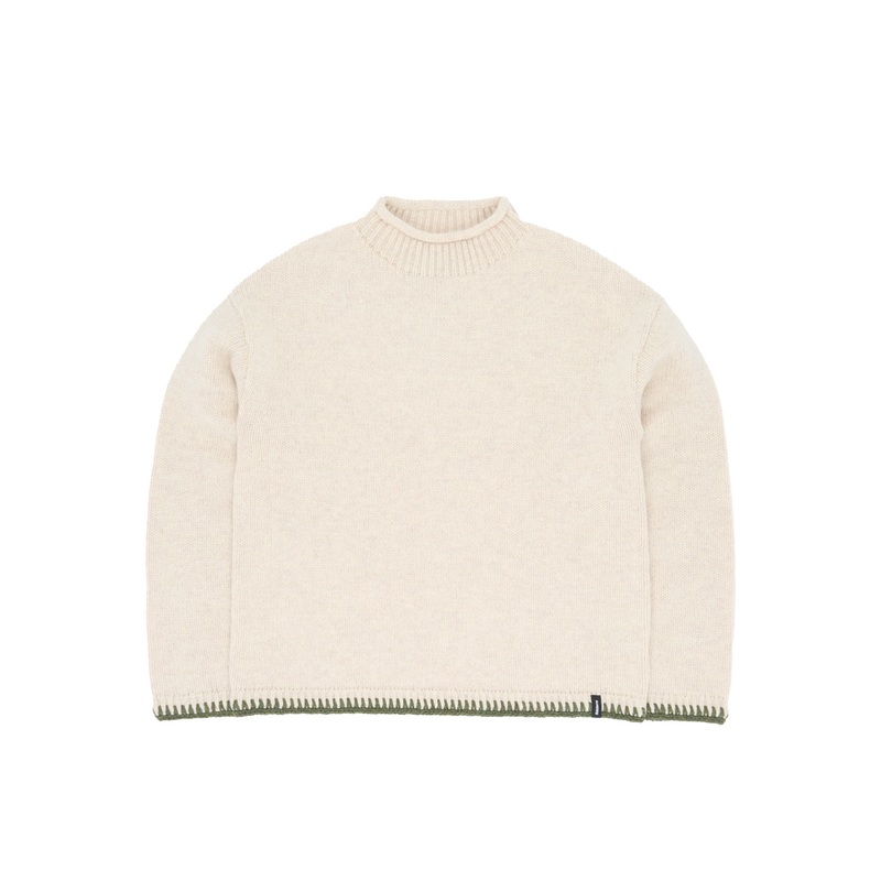 Finisterre Women's Blanket Stitch Taran Jumper - Oatmeal