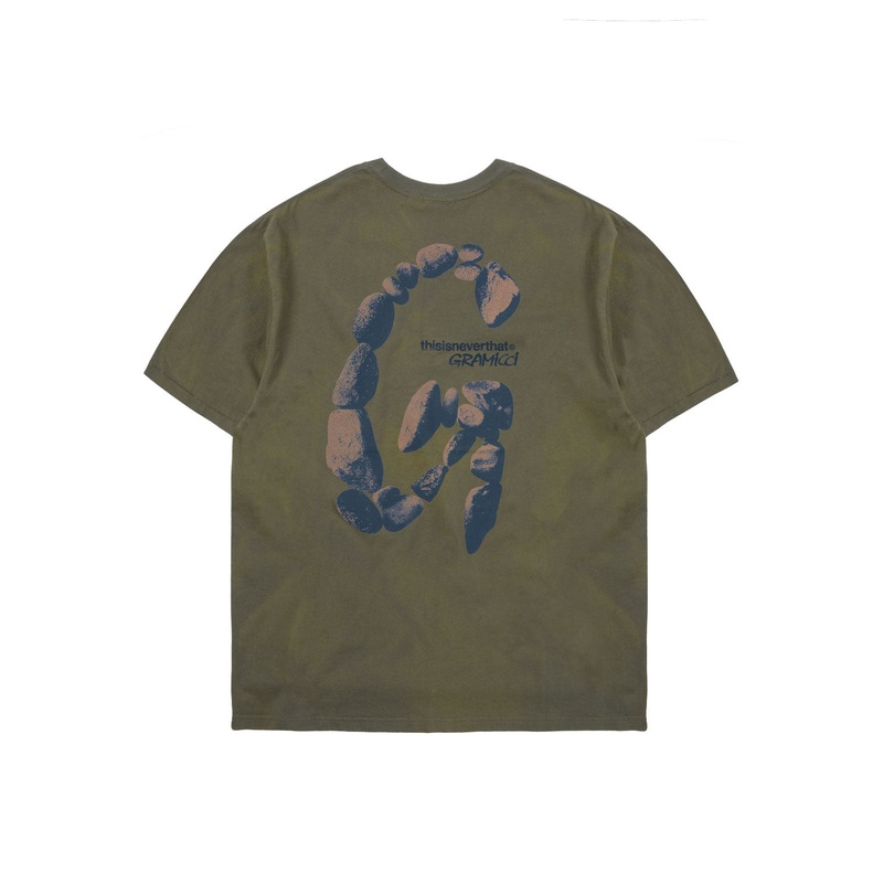 Gramicci This Is Never That Sun Faded Tee - Dark Olive