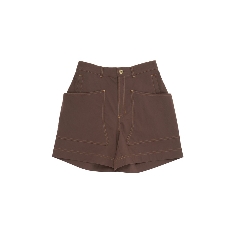 Hikerkind Women's 8 Pocket Shorts 01 - Garnet