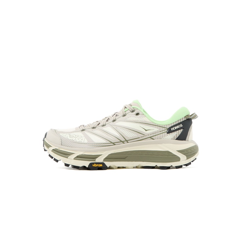 Hoka Mafate Speed 2 Trainers - Putty / Eucalyptus