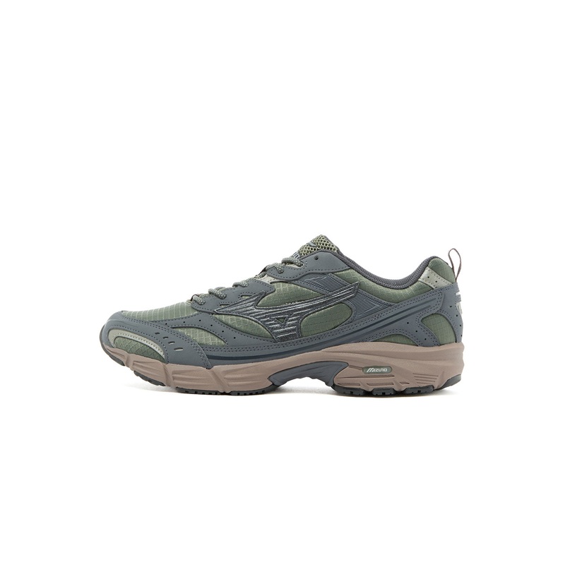 Mizuno MXR Tech Trainers - Agave Green / Black / Metallic Gray