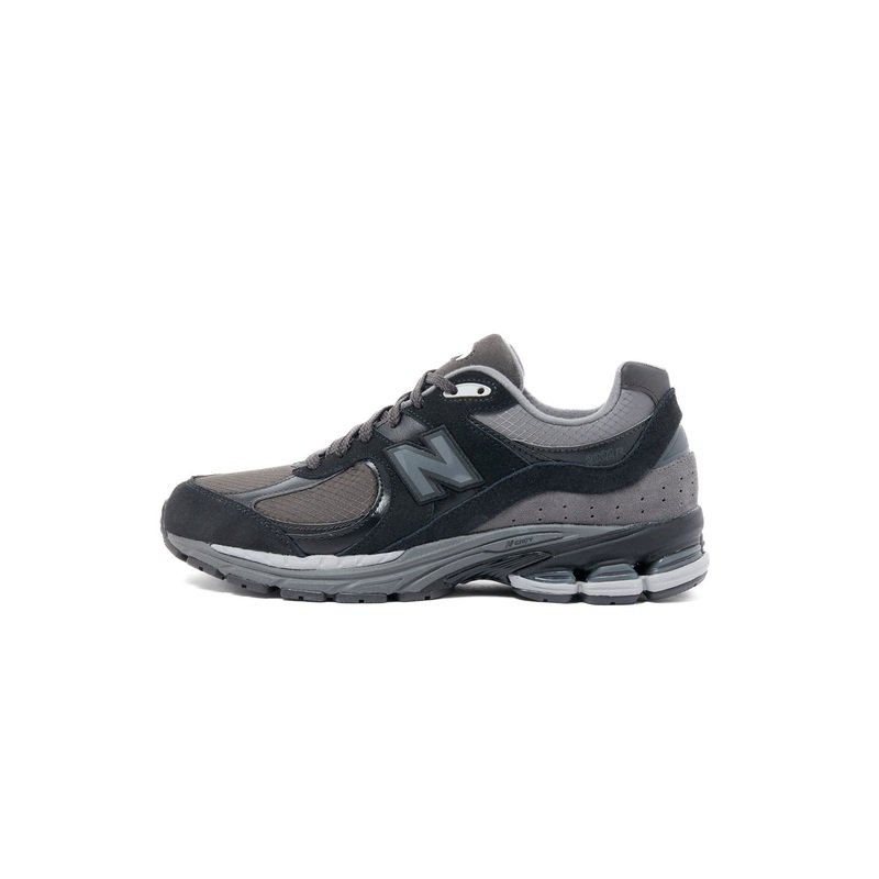 New Balance 2002R Trainers - Black / Castlerock / Black Cement