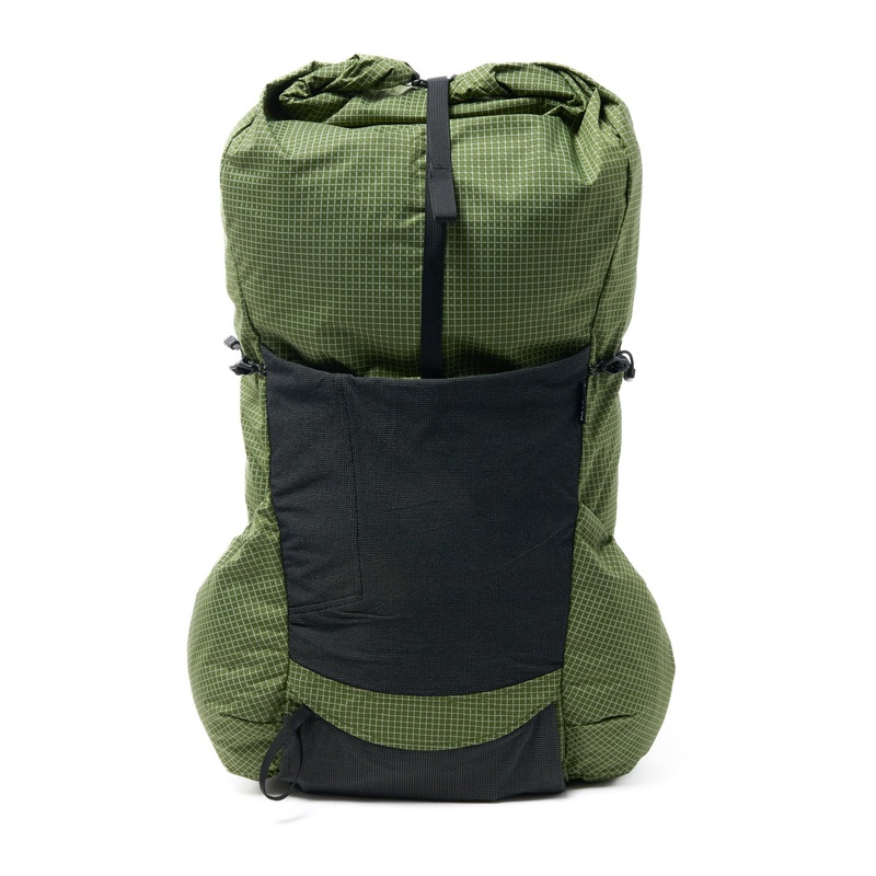 Pa'lante Packs Desert Pack with Pad + Sleeve - Pine Gridstop / Black Uhmwpe Grid Mesh