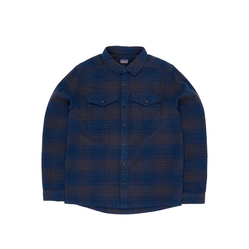 Patagonia Men's Fjord Flannel Shirt - Cascade: Tidepool Blue