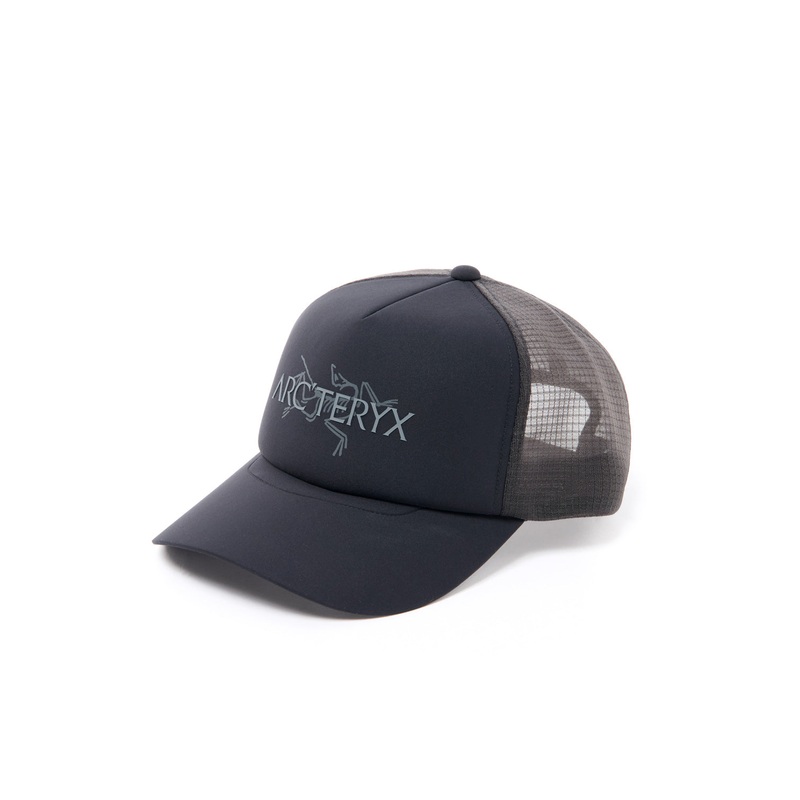 Arc'teryx Bird Word Trucker Hat - Black / Cloud