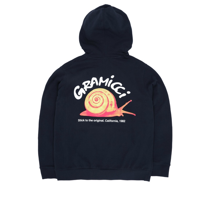 Gramicci Snail Hooded Sweatshirt - Navy