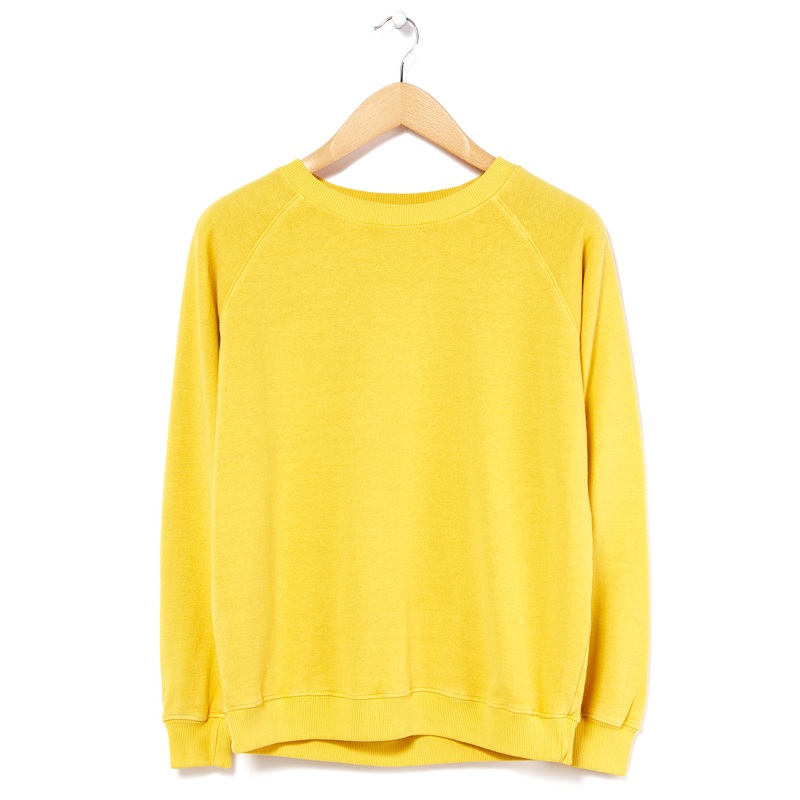 Jungmaven Women's Bonfire Raglan Sweat - Sunshine Yellow