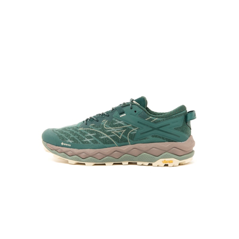 Mizuno Wave Mujin LS GORE-TEX Trainers - Pine Grove / Ultimate Gray / Bistro Green