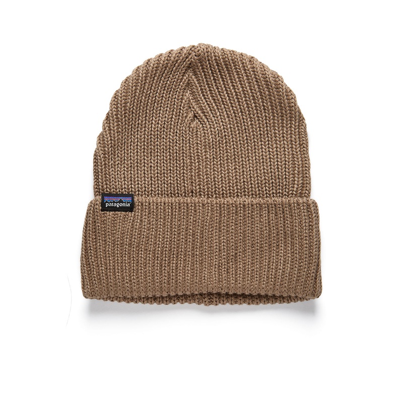 Patagonia Fishermans Rolled Beanie - Ash Tan