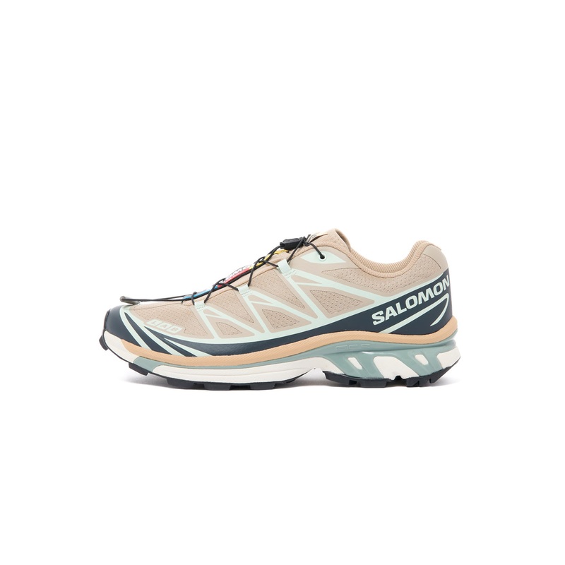 Salomon XT-6 Trainers - Oxford Tan / Tan / Carbon / Clearly Aqua