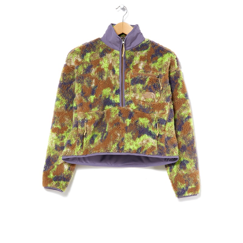 The North Face Extreme Pile Women's Pullover - Utility Brown Print