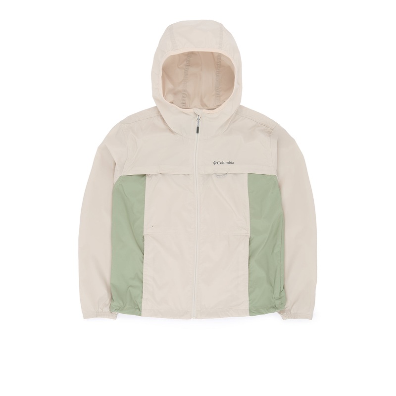 Columbia Women's Crested Canyon Windbreaker - Dark Stone / Safari