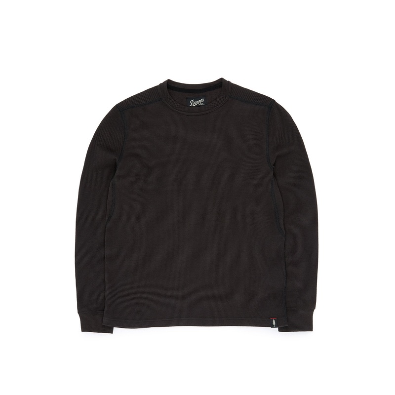 Danner Men's Santiam Waffle Long Sleeve Tee - Black