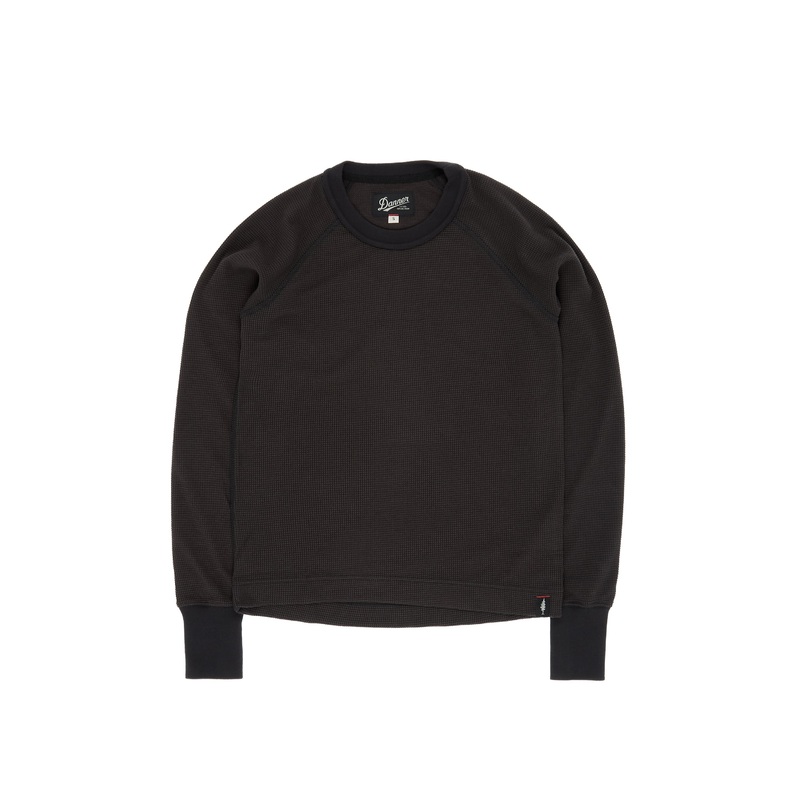 Danner Women's Santiam Waffle Long Sleeve Tee - Black