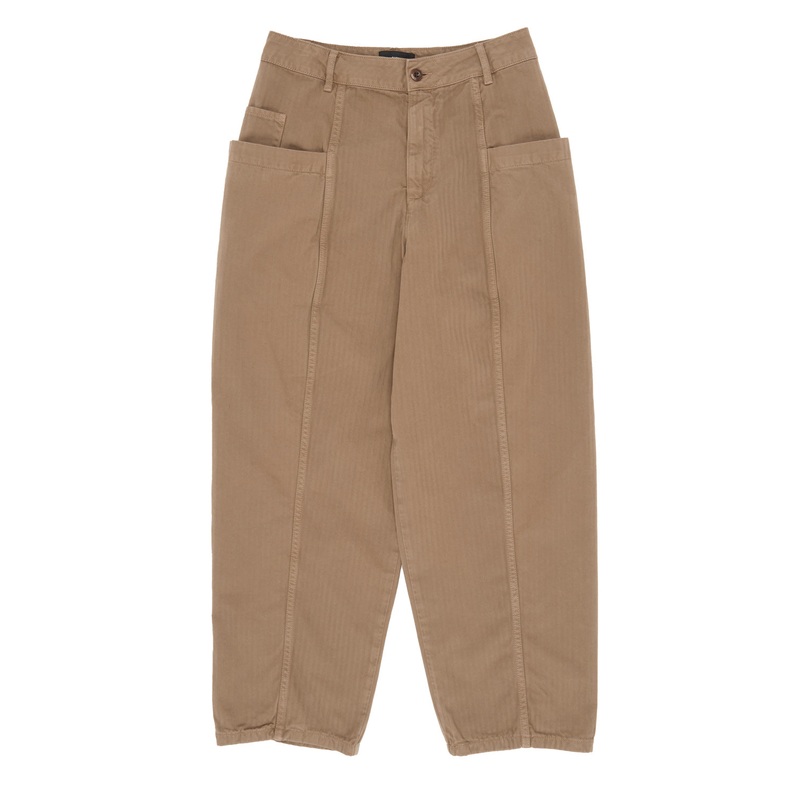 Finisterre Women's Croft Barrel Trousers - Woodsmoke