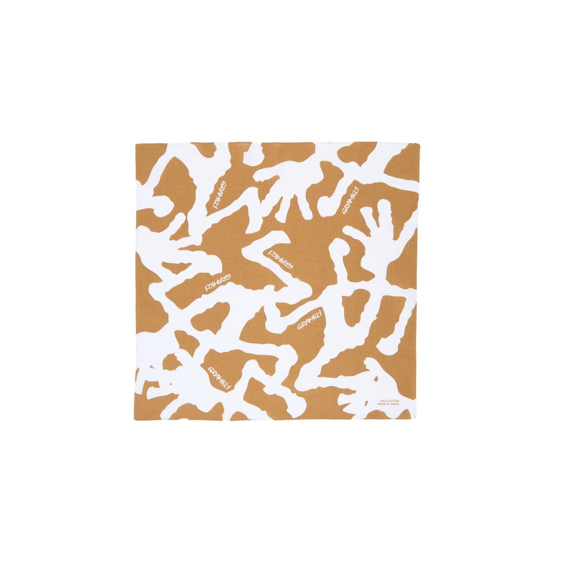 Gramicci Burly Runningman Bandana - Brown