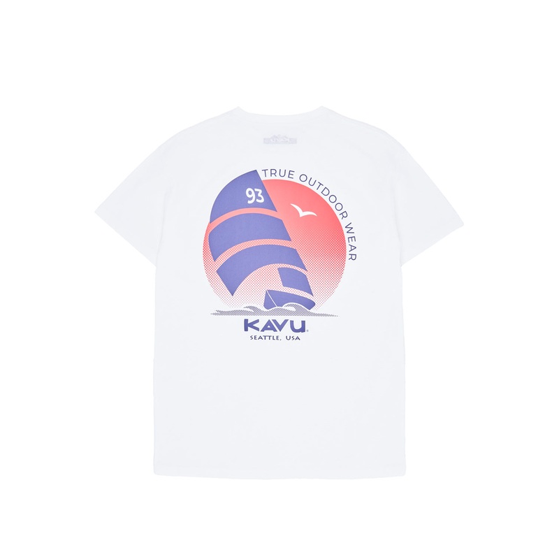 KAVU Men's Rudder Tee - White