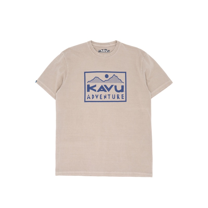 KAVU Men's Set Off Tee - Greige