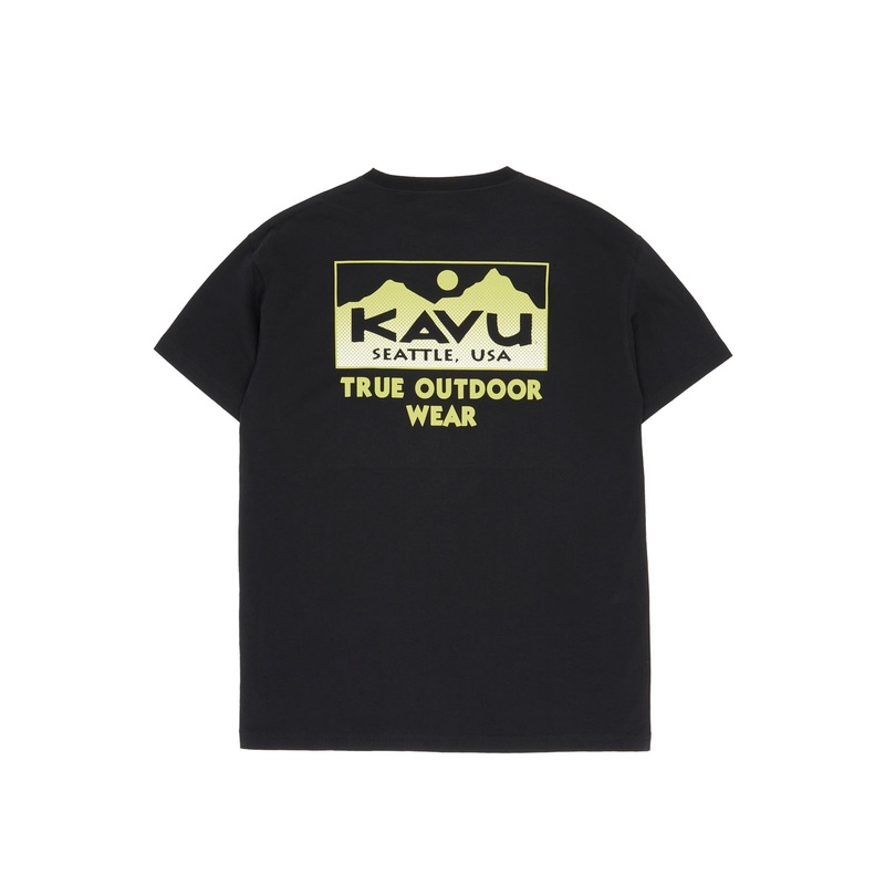 KAVU Men's True Gradient Tee - Black