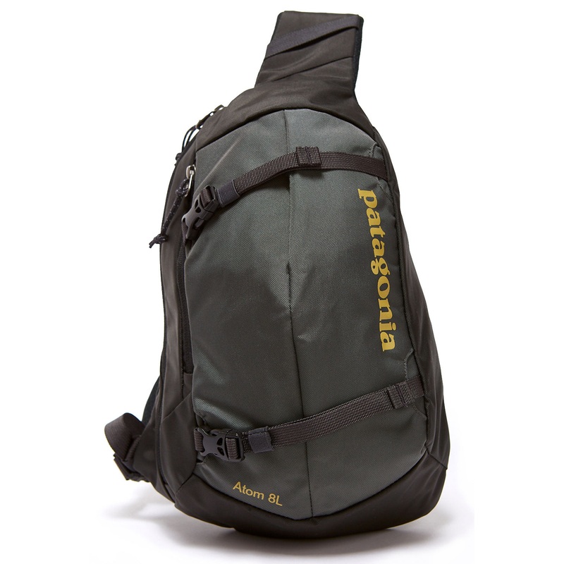 Patagonia Atom Sling Backpack - Forge Grey w/Textile Green