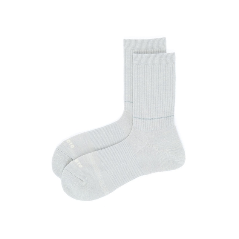 ROTOTO Allrounder Merino Crew Socks - Light Grey