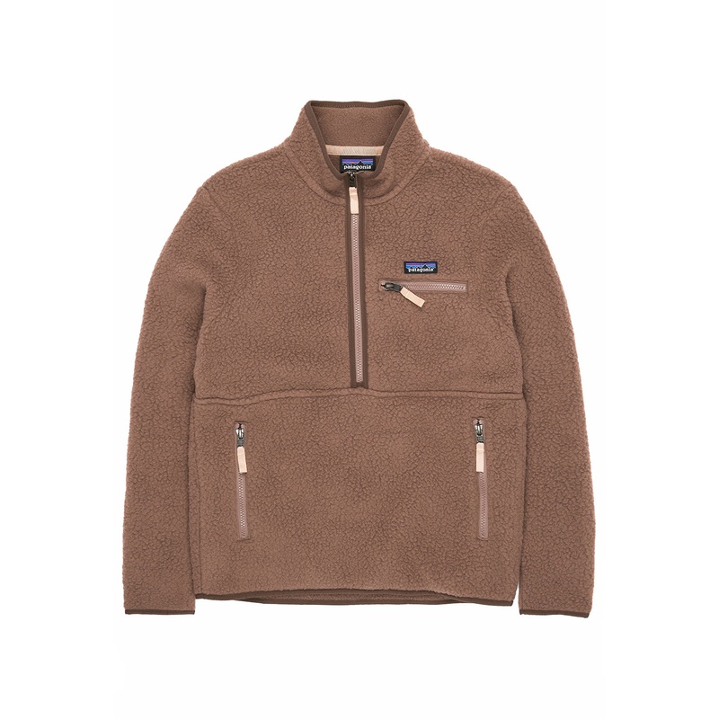 Patagonia Retro Pile Marsupial Women's Fleece Jacket - Dusky Brown