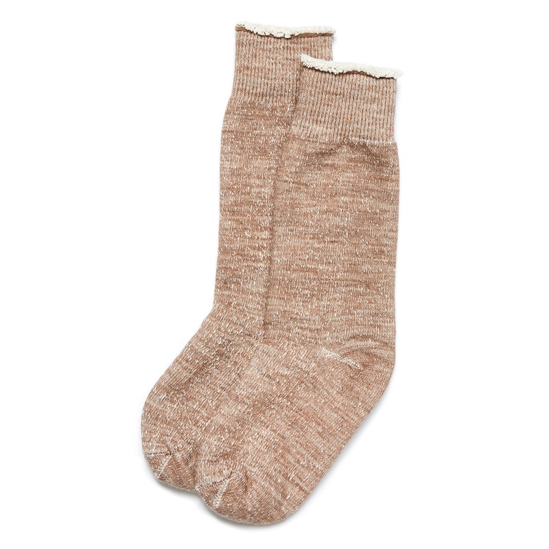 ROTOTO Double Face Socks - Camel