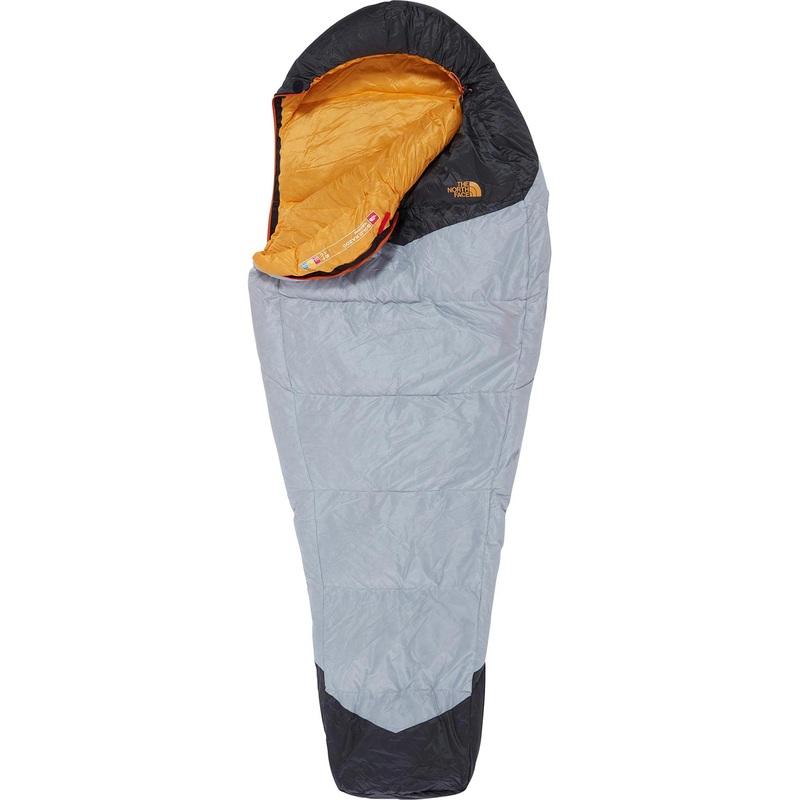 The North Face Gold Kazoo Regular Sleeping Bag - High Rise Grey/Radiant Yellow