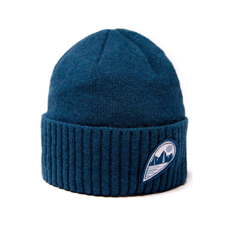 Patagonia Brodeo Beanie - Crater Blue/Tube View
