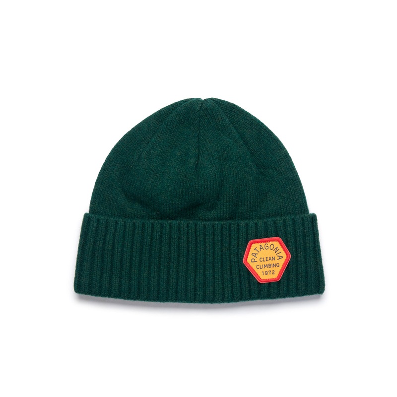 Patagonia Brodeo Beanie - Pinyon Green/Clean Climb