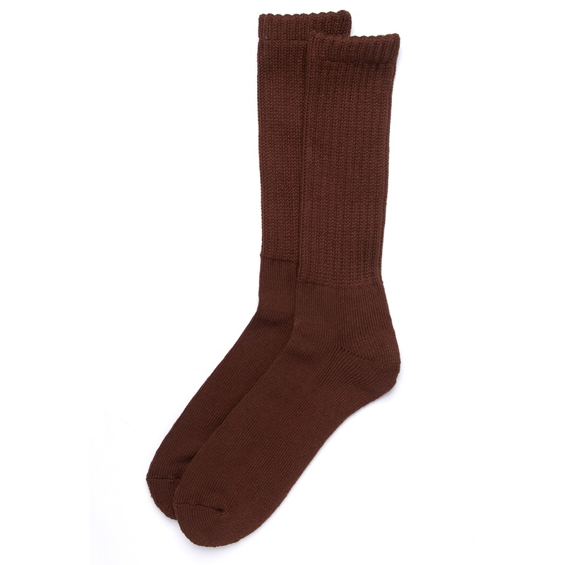 ROTOTO Loose Pile Socks - Chocolate