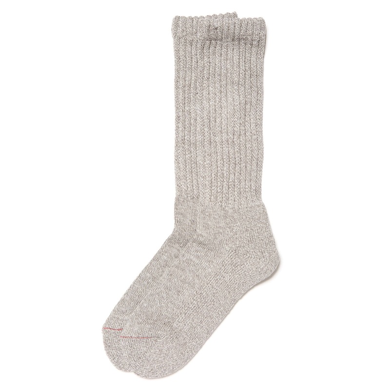 ROTOTO Loose Pile Socks - Mix Grey