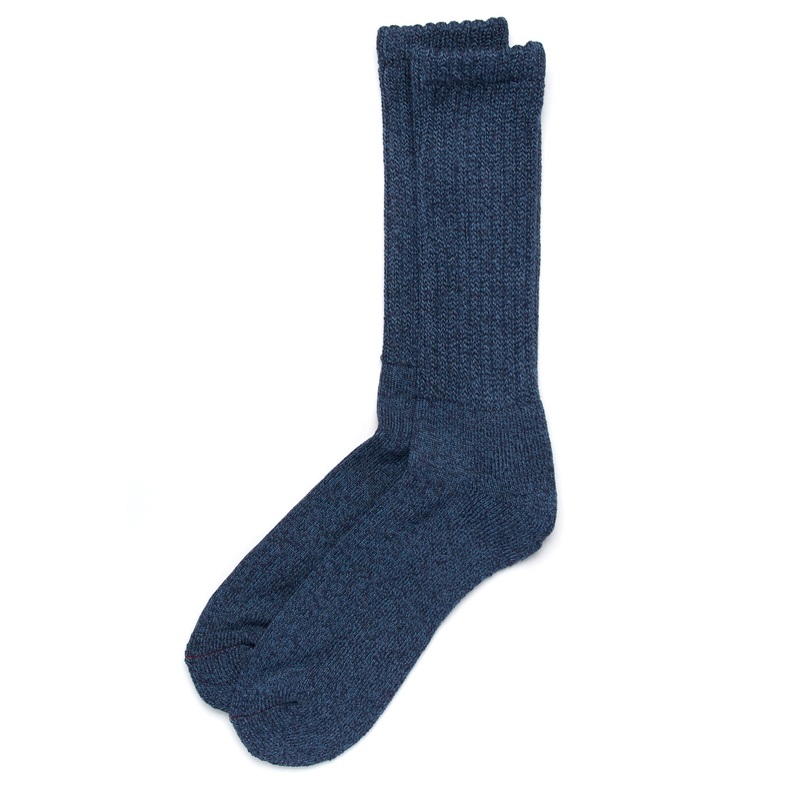 ROTOTO Loose Pile Socks - Mix Navy