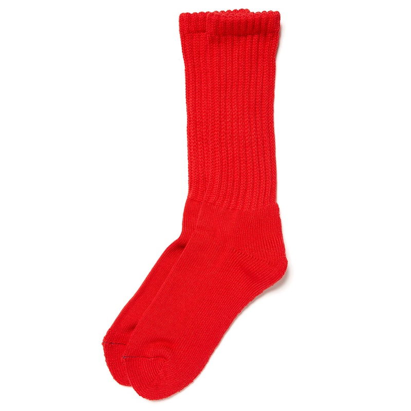 ROTOTO Loose Pile Socks - Red
